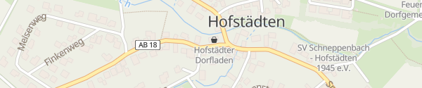Karte E-Bike Ladesäule Hofstädtener Dorfladen Hofstädten