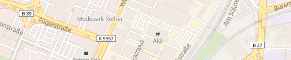 Karte ALDI Süd Gaswerkstraße Heilbronn