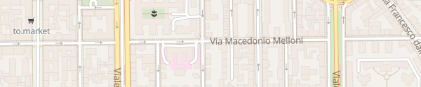 Karte Via Macedonio Melloni Milano