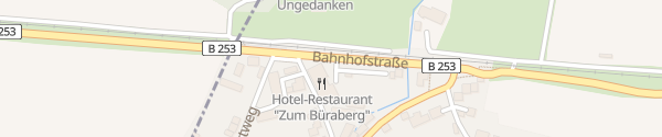 Karte Hotel Zum Büraberg Fritzlar