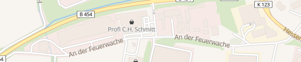 Karte Baumarkt Profi C. H. Schmitt Schwalmstadt