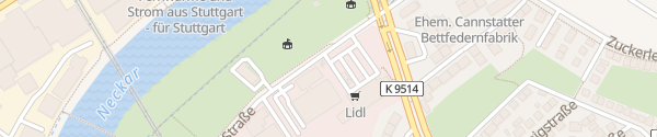 Karte Lidl Hofener Straße Stuttgart