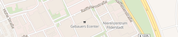Karte HPC Gebauer's EDEKA Center Filderstadt