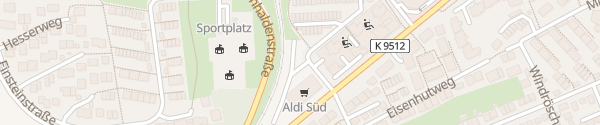 Karte ALDI Süd Sophie-Tschorn-Straße Stuttgart