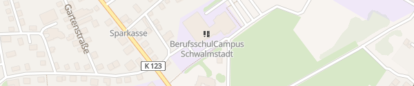 Karte Berufsschule Ziegenhain Schwalmstadt