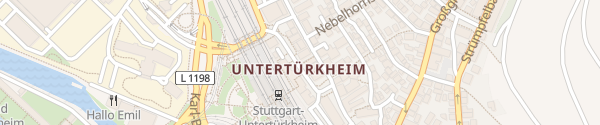 Karte Bahnhof Untertürkheim Stuttgart