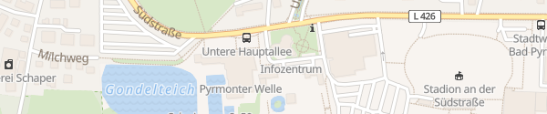 Karte Parkplatz Infocenter Bad Pyrmont