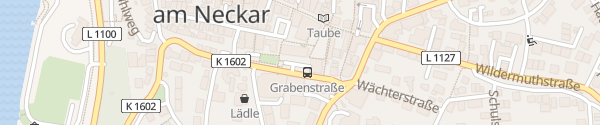 Karte Amtsgericht Marbach am Neckar