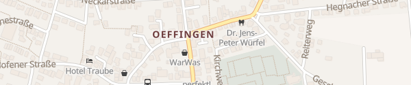 Karte Rathaus Oeffingen Fellbach