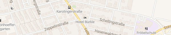 Karte Hotel Bürkle Fellbach