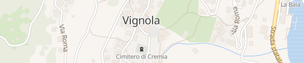Karte Comune di Cremia Vignola
