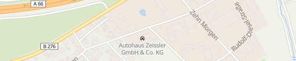 Karte Autohaus Zeissler Biebergemünd