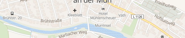 Karte Badtorstraße Steinheim an der Murr