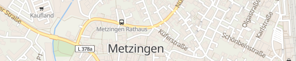Karte Beim Rathaus Metzingen