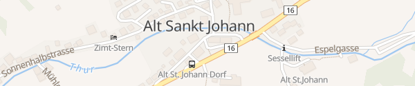 Karte Hotel Rössli Alt Sankt Johann
