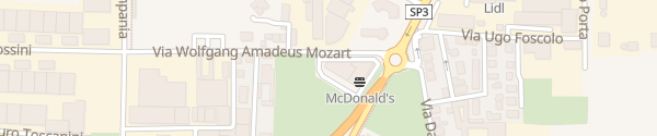 Karte McDonald’s Cologno Monzese