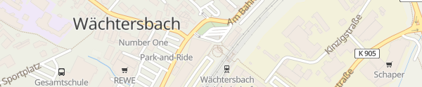 Karte E-Bike Ladesäule Bahnhof Wächtersbach