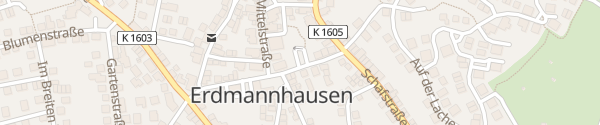 Karte Pflasterstraße Erdmannhausen