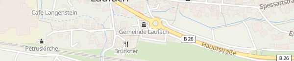 Karte Rathaus Laufach
