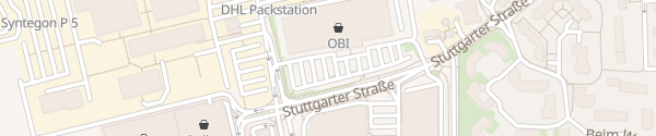 Karte OBI Markt Waiblingen