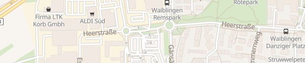Karte RemsPark Waiblingen