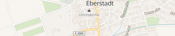 Karte Backhausgasse Eberstadt