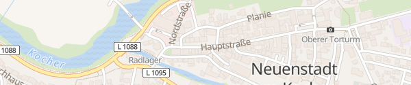 Karte Kreissparkasse Heilbronn Neuenstadt am Kocher