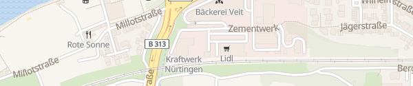 Karte Lidl Nürtingen