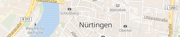 Karte Stadtkirche Nürtingen