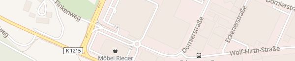Karte Möbel Rieger Esslingen