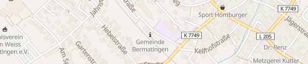 Karte Bahnhof Bermatingen