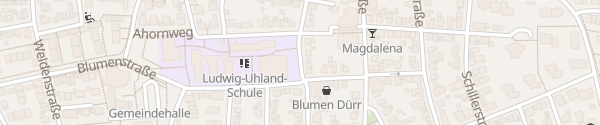 Karte Ludwig-Uhland-Schule Schwaikheim