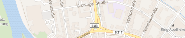 Karte Erichstraße Hameln