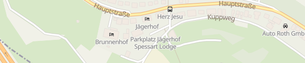 Karte Hotel Jägerhof Weibersbrunn