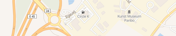 Karte Circle K Egevej Åbenrå