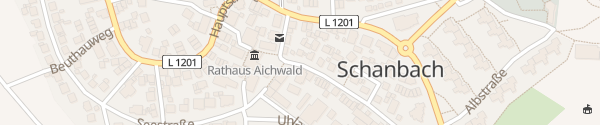 Karte Gartenstraße Aichwald