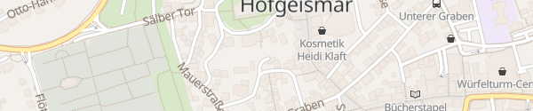 Karte Parkplatz Brauhausberg Hofgeismar