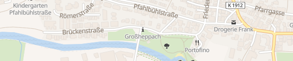 Karte Parkplatz Mühlwiesen Grossheppach Weinstadt