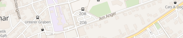 Karte Busbahnhof ZOB Hofgeismar