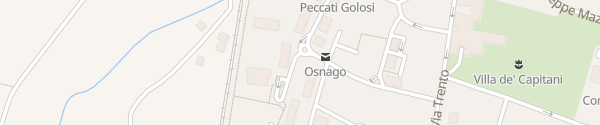 Karte Via Tessitura Osnago