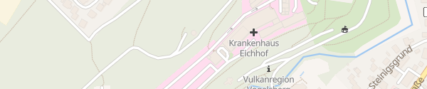 Karte Krankenhaus Eichhof Lauterbach (Hessen)