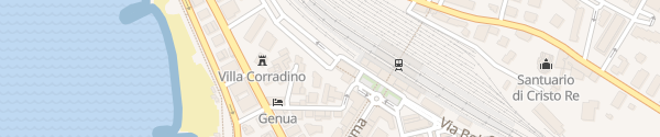 Karte Parkplatz am Bahnhof Sestri Levante