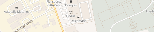 Karte Parkhaus CITTI-PARK Flensburg