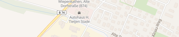 Karte Autohaus Tietjen Stade
