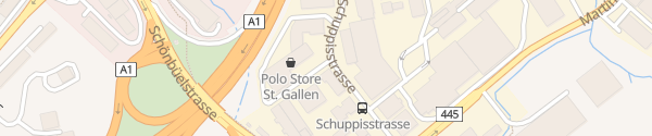 Karte Schuppisstrasse 7 St. Gallen