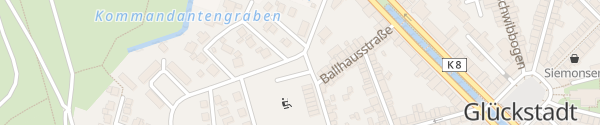 Karte Parkplatz Am Kommandantengraben Glückstadt