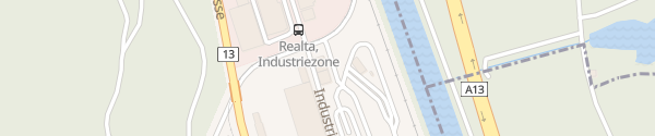 Karte Fahrsicherheitszentrum Driving Graubünden Cazis