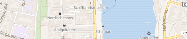 Karte Hotel Hafen Flensburg