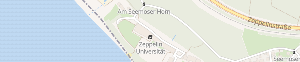 Karte Zeppelin Universität Friedrichshafen