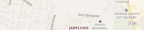 Karte Sportplatz Jarplund Handewitt